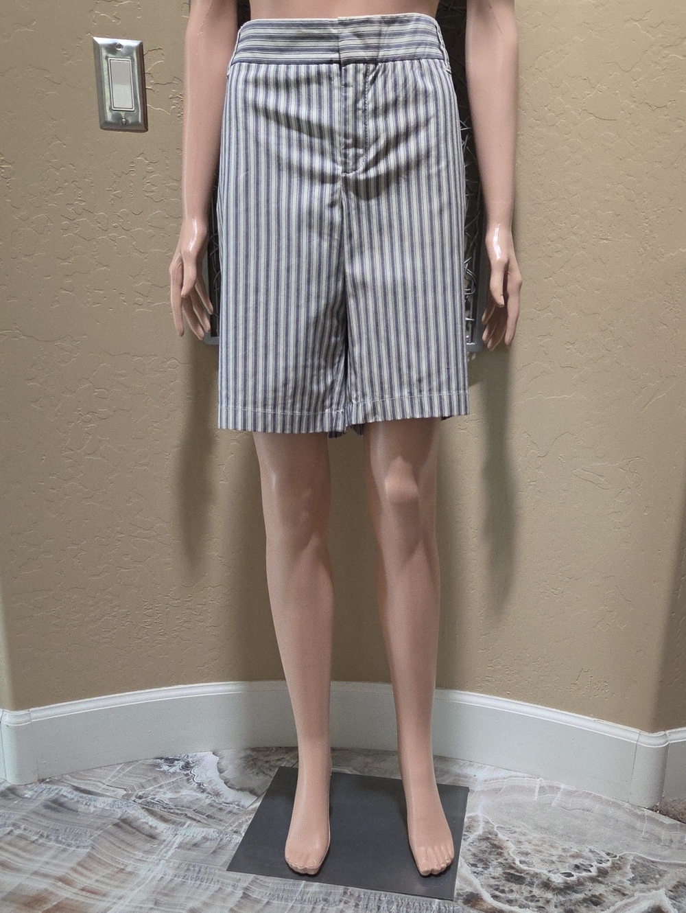 Caslon Striped Women’s Shorts In Blue & White